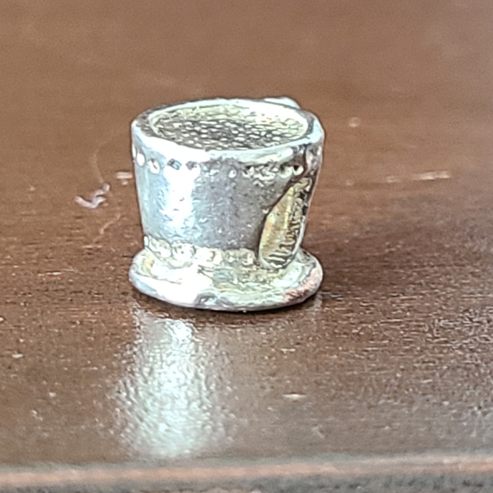 SALE! Tea Cup 295 Silver Charm Bead 925